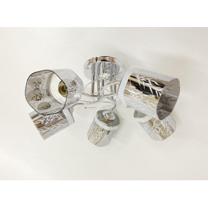 Люстра стельова на 5 плафонів 6248E/5 Хром