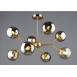 Люстра молекула в спальню на 8 лампочок N6611/8 Мідь