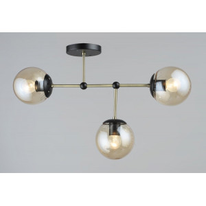 Люстра стельова Sirius B A4261/3 AB+BK