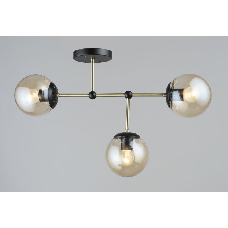 Люстра стельова Sirius B A4261/3 AB+BK