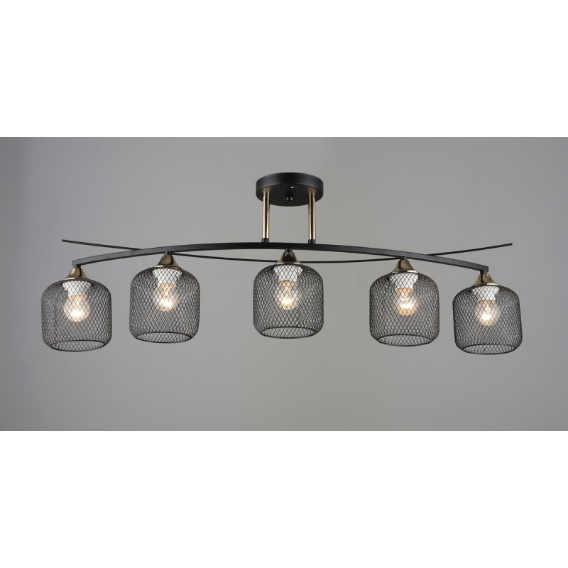 Підвісна люстра B K2257/5 BK+FGD