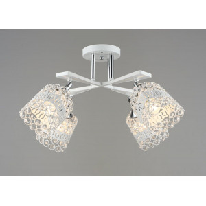 Люстра стельова Sirius B N5958/4 WT+CR з поворотнім механізмом