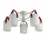 Люстра стельова G 321035/5 CR+Matt white