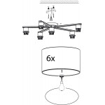 Люстра Sirius H262-6B на 6 плафонів