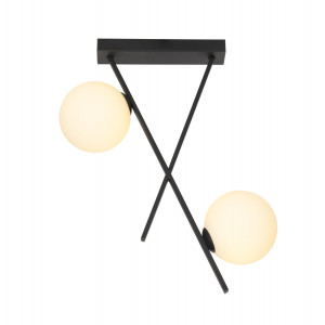 Люстра декоративна VALESO BC84017-2 BK на 2 плафони