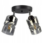 Люстра декоративна Sirius S4944-2 BK+SM з поворотнім механізмом