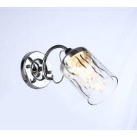 Бра настенная Sirius B C1412/1W BK+CH