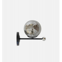 Настінне бра на 1 плафон B-91191/1 чорний+хром