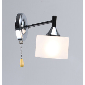 Бра A4412/1W Черный+Хром