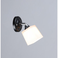 Бра настенная Sirius B N6106/1W BK+CR с поворотным механизмом