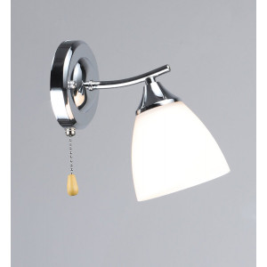 Бра настенное на 1 плафон VALESO K2313/1W, хромовый (E27)