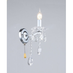 Бра классическое VALESO A4461/1W белый+хром