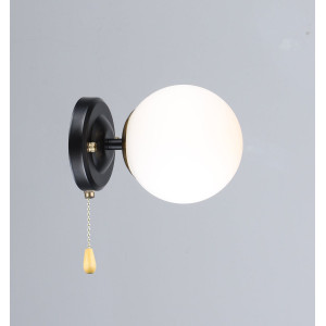 Настінне бра B N6650/1W Чорний+Мідь
