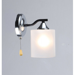 Бра A4456/1W (Чёрный + Хром)