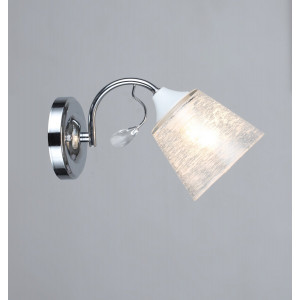 Бра настенная Sirius B C1423/1W CH+WT