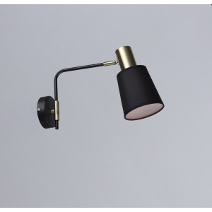 Бра настенная в стиле лофт Sirius B N6597/1W BK+AB