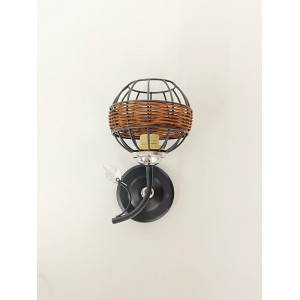 Настенное бра B-91188A/1 черный+хром