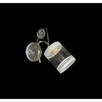 Бра настінне на 1 плафон VALESO B-2408B/1 для спальні та коридору хром