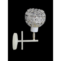 Бра настінне VALESO B-6971C/1 на 1 плафон, білий, хром, E27