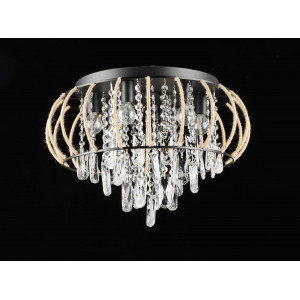 Люстра підвісна кришталева E2729/6, Чорний