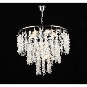 Люстра підвісна кришталева S2477/7, Хром