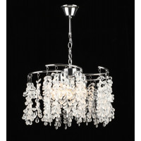 Люстра підвісна кришталева S2493/5, Хром