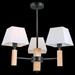 Люстра класична для вітальні VALESO V15-3 чорна