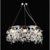 Люстра підвісна кришталева S2492/7, Хром
