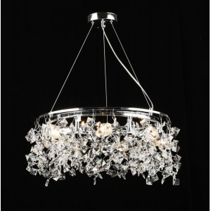 Люстра підвісна кришталева S2492/7, Хром