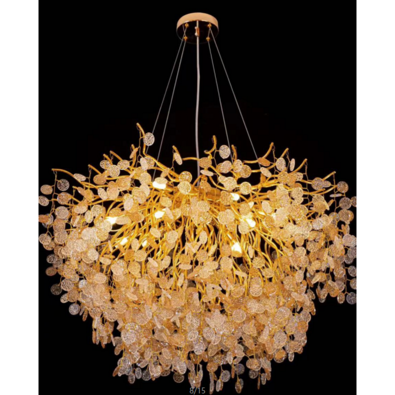 Підвісна люстра WM-7002 500-G9*6-52 GD