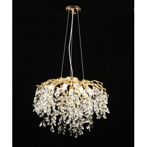 Люстра підвісна кришталева E2708/9, Золото