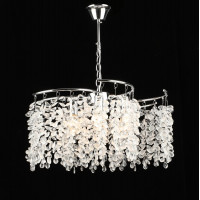 Люстра підвісна кришталева S2493/6, Хром