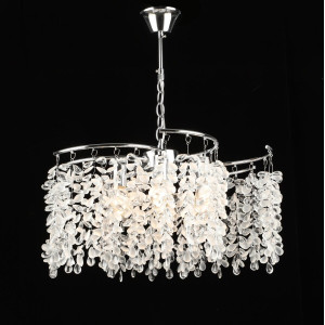 Люстра підвісна кришталева S2493/6, Хром
