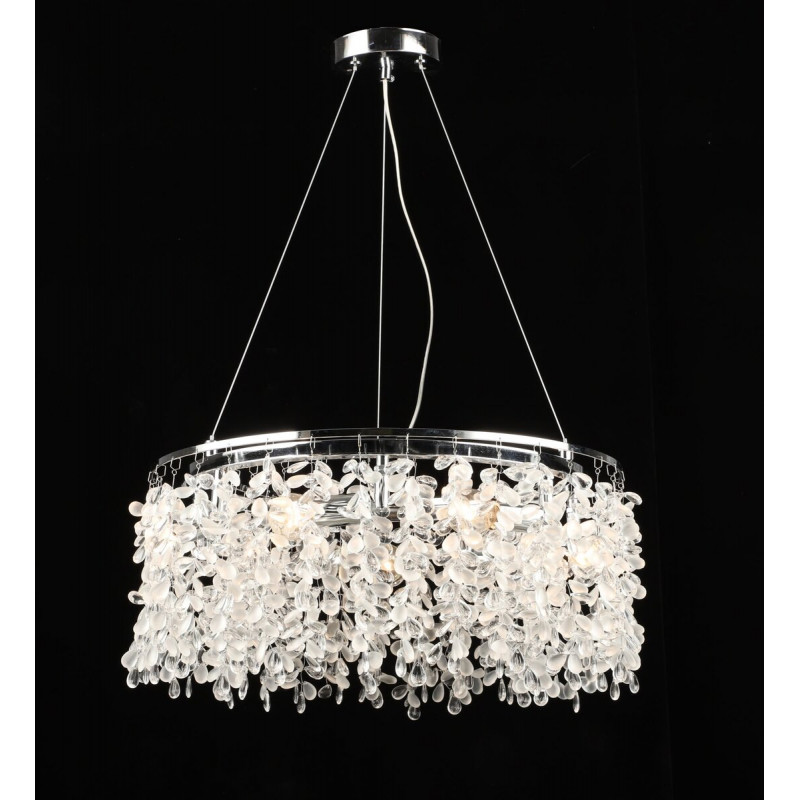 Люстра підвісна кришталева S2490/7, Хром