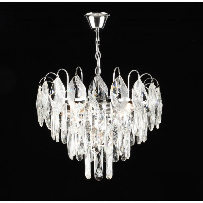 Люстра підвісна кришталева E2716/5, Хром