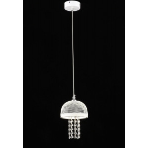 Люстра підвісна світлодіодна E2724/1H, Білий+Хром