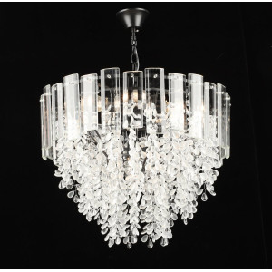 Люстра підвісна кришталева S2475/6, Чорний