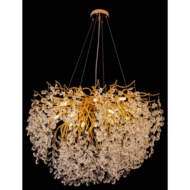 Люстра кришталева класична Sirius WM-7020/800 золото