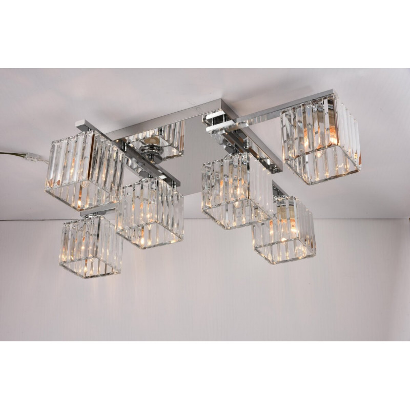 Люстра кришталева стельова Sirius Ш 1318/6 CR