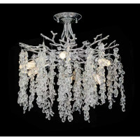 Люстра стельова кришталева VALESO C33008-460 хром на 6 ламп E14