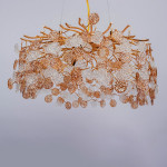 Підвісна люстра WM-7002 400-G9*5-38 GD