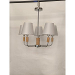 Люстра класична для вітальні VALESO V16-5 CH хромова