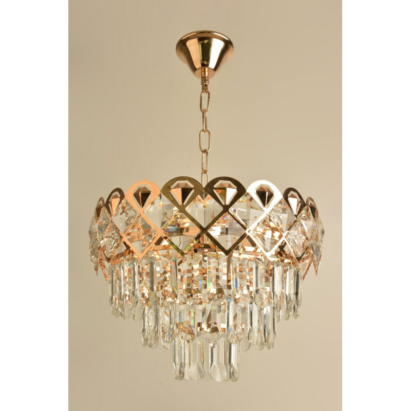 Люстра кришталева Sirius Л 8103/10-500 на 10 лампочок