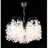 Люстра підвісна кришталева S2495/5, Чорний