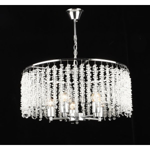 Люстра підвісна кришталева S2487/5, Хром
