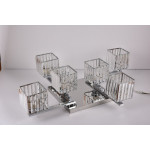 Люстра кришталева стельова Sirius Ш 1318/6 CR