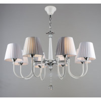 Люстра класична для вітальні Sirius B NH5263/8 WT+CR