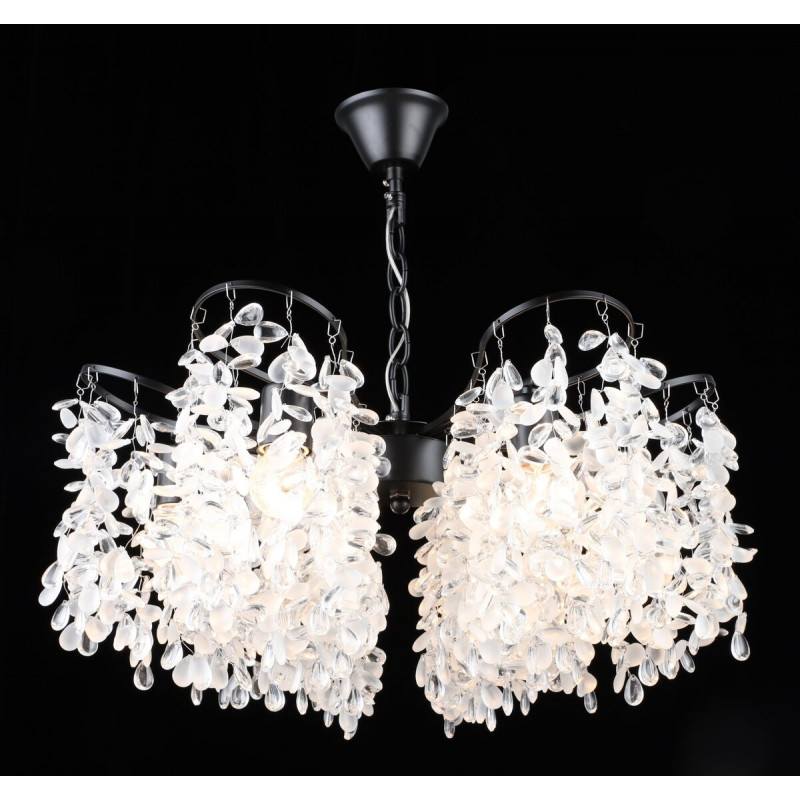Люстра підвісна кришталева S2495/6, Чорний