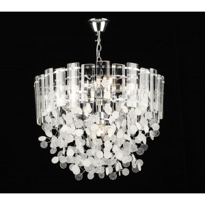 Люстра підвісна кришталева S2498/6, Хром