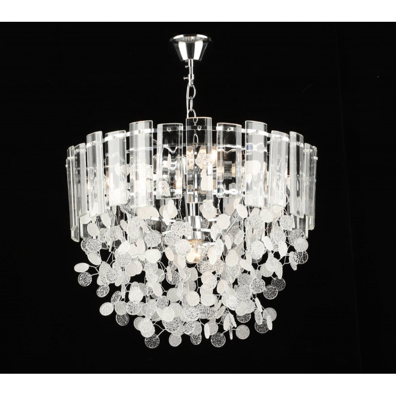 Люстра підвісна кришталева S2498/6, Хром